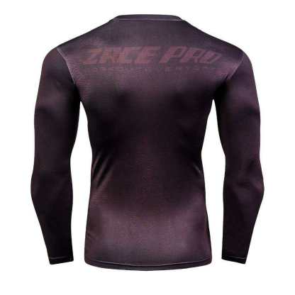 Wade Wilson Long Sleeve Compression Shirt For Men