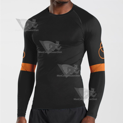 Walking Dead The Ones Who Live Rick Black Long Sleeve Compression Shirt