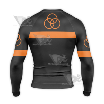 Walking Dead The Ones Who Live Rick Black Long Sleeve Compression Shirt