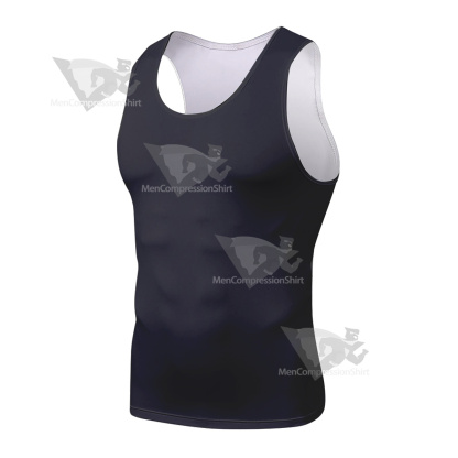 Walking Dead The Ones Who Live Rick Black Sleeveless Compression Shirt