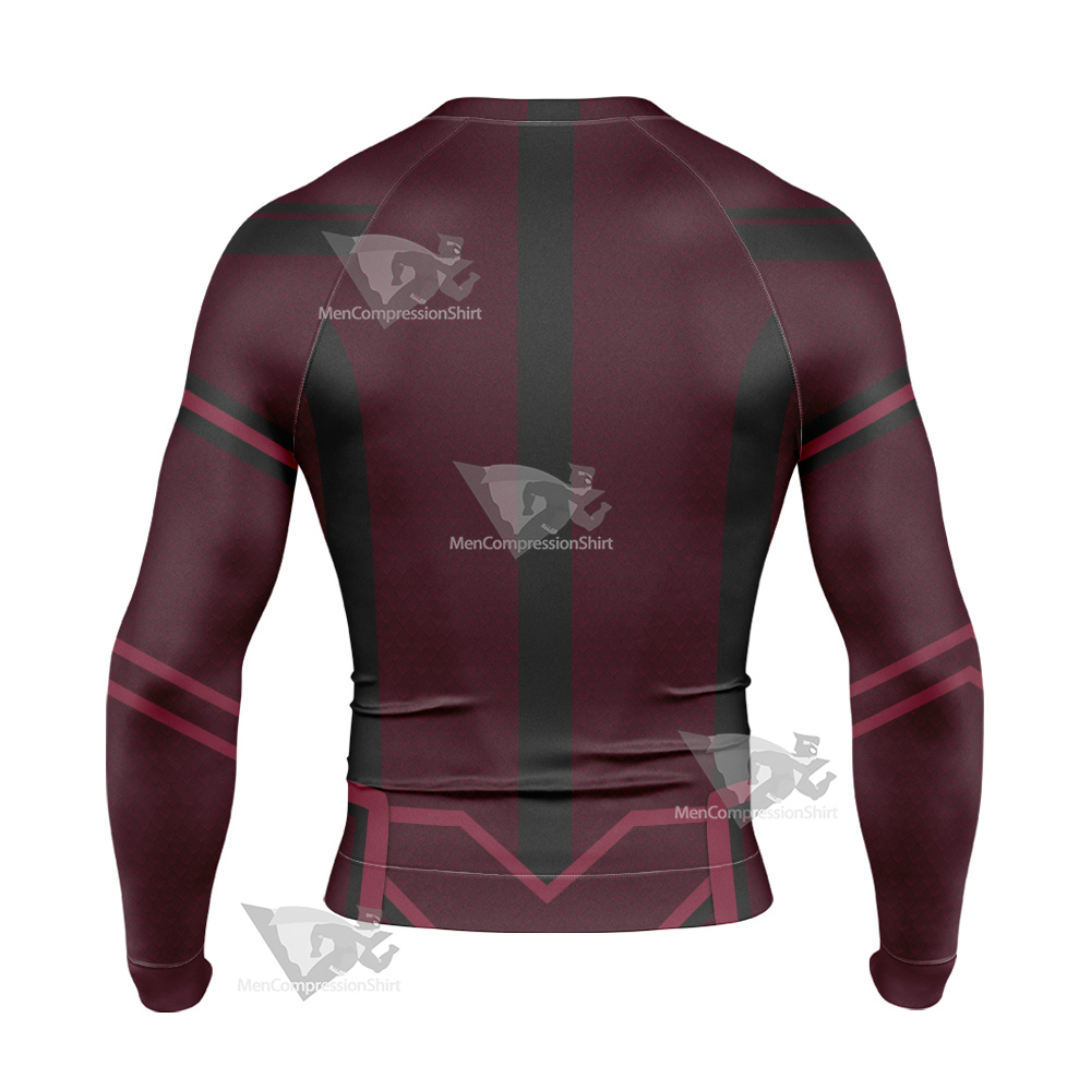Wandavision Wanda Maximoff Long Sleeve Compression Shirt