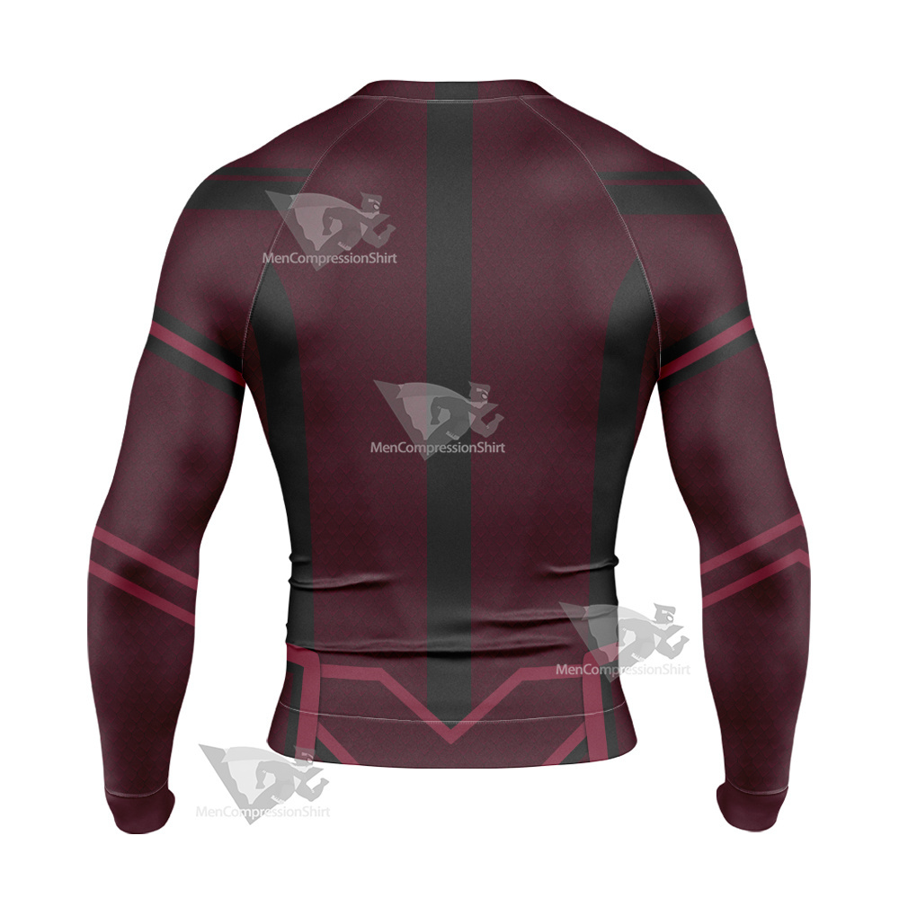 Wandavision Wanda Maximoff Long Sleeve Compression Shirt