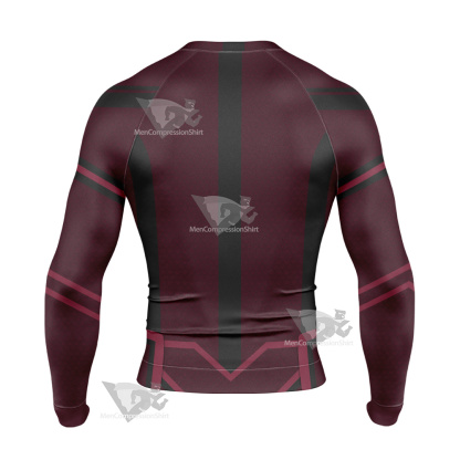 Wandavision Wanda Maximoff Long Sleeve Compression Shirt