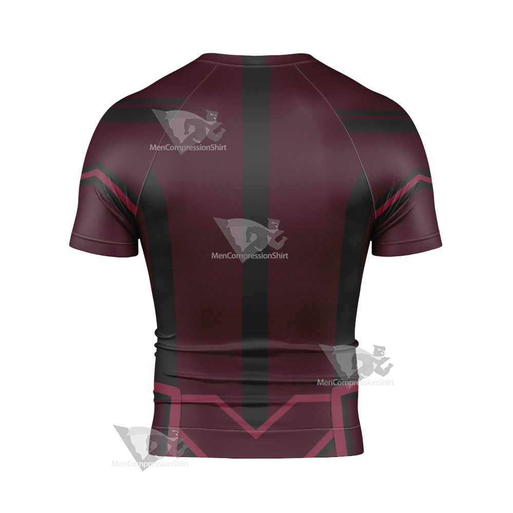Wandavision Wanda Maximoff Short Sleeve Compression Shirt