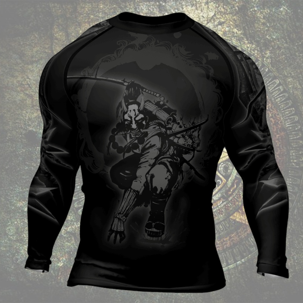 Warriors Whispers Mens Long Sleeve Compression Shirt