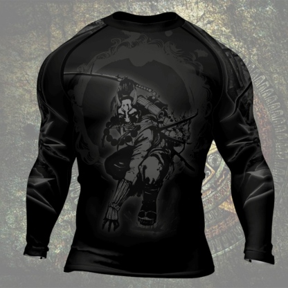 Warriors Whispers Mens Long Sleeve Compression Shirt