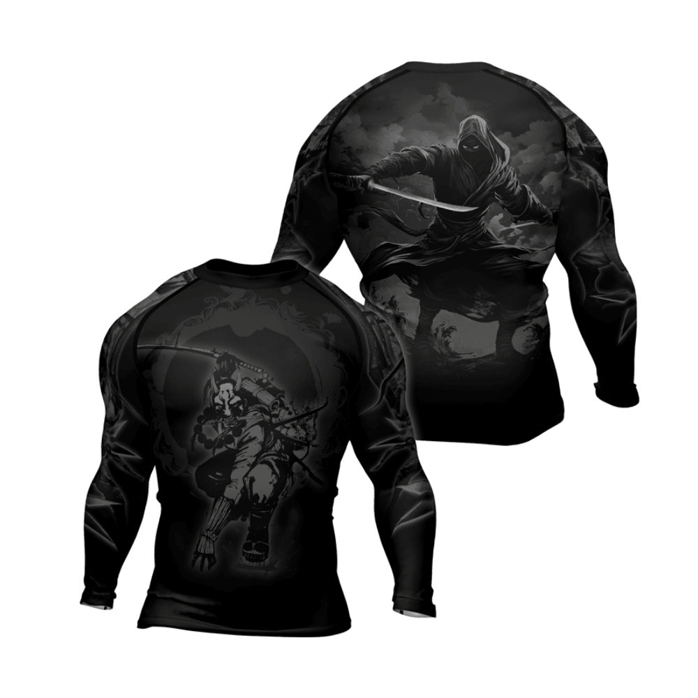 Warriors Whispers Mens Long Sleeve Compression Shirt