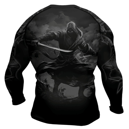 Warriors Whispers Mens Long Sleeve Compression Shirt