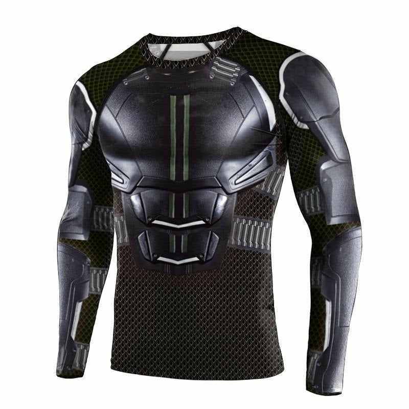 Wayne Armor Long Sleeve Compression Shirt