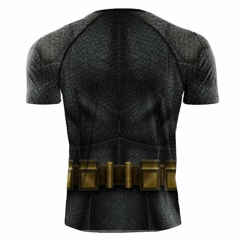 Wayne Logo Short Sleeve Compression Shirt