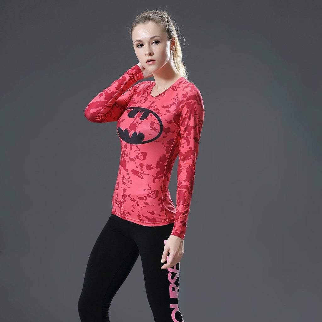 Wayne Long Sleeve Compression Shirt For Women