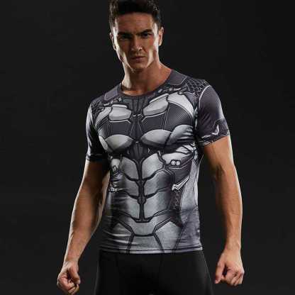 Wayne Short Sleeve Man Compression Shirt For Men