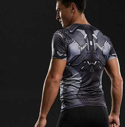 Wayne Short Sleeve Man Compression Shirt For Men