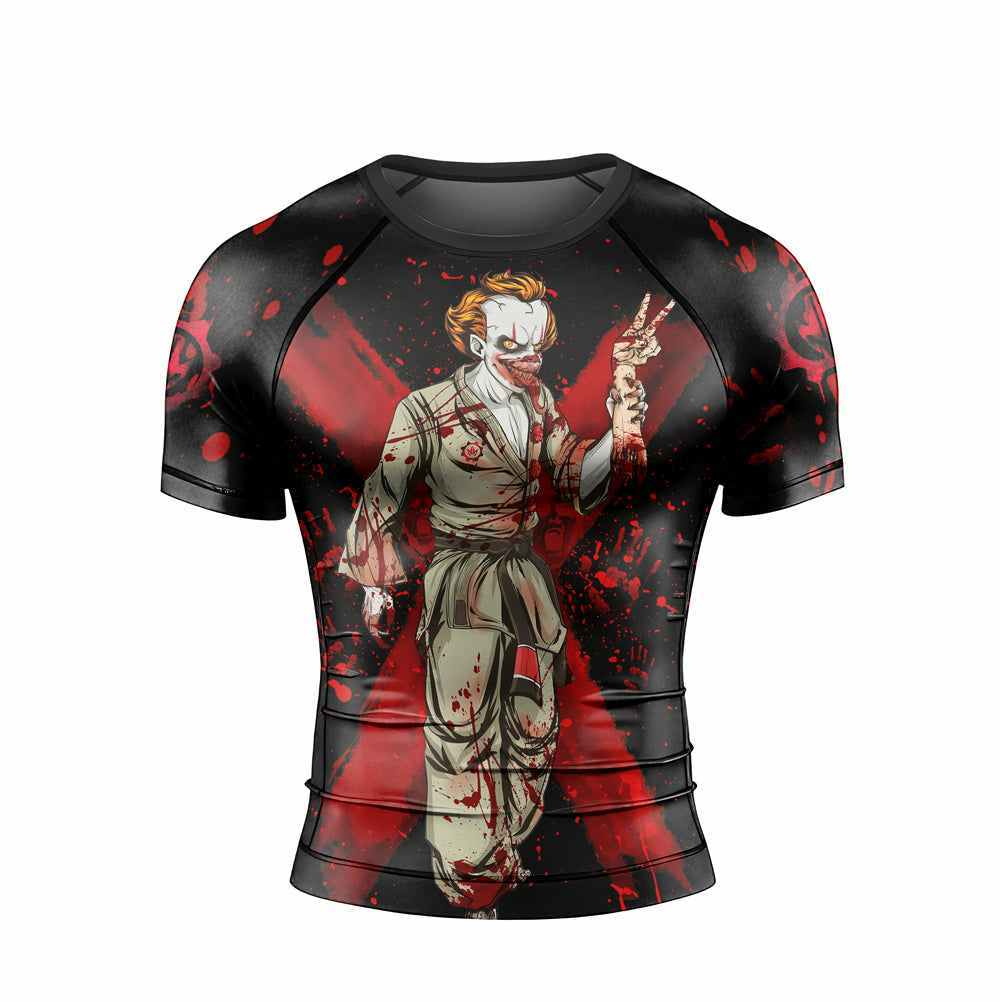 We All Go A Little Crazy Sometimes Mens Short Sleeve Rash Guard