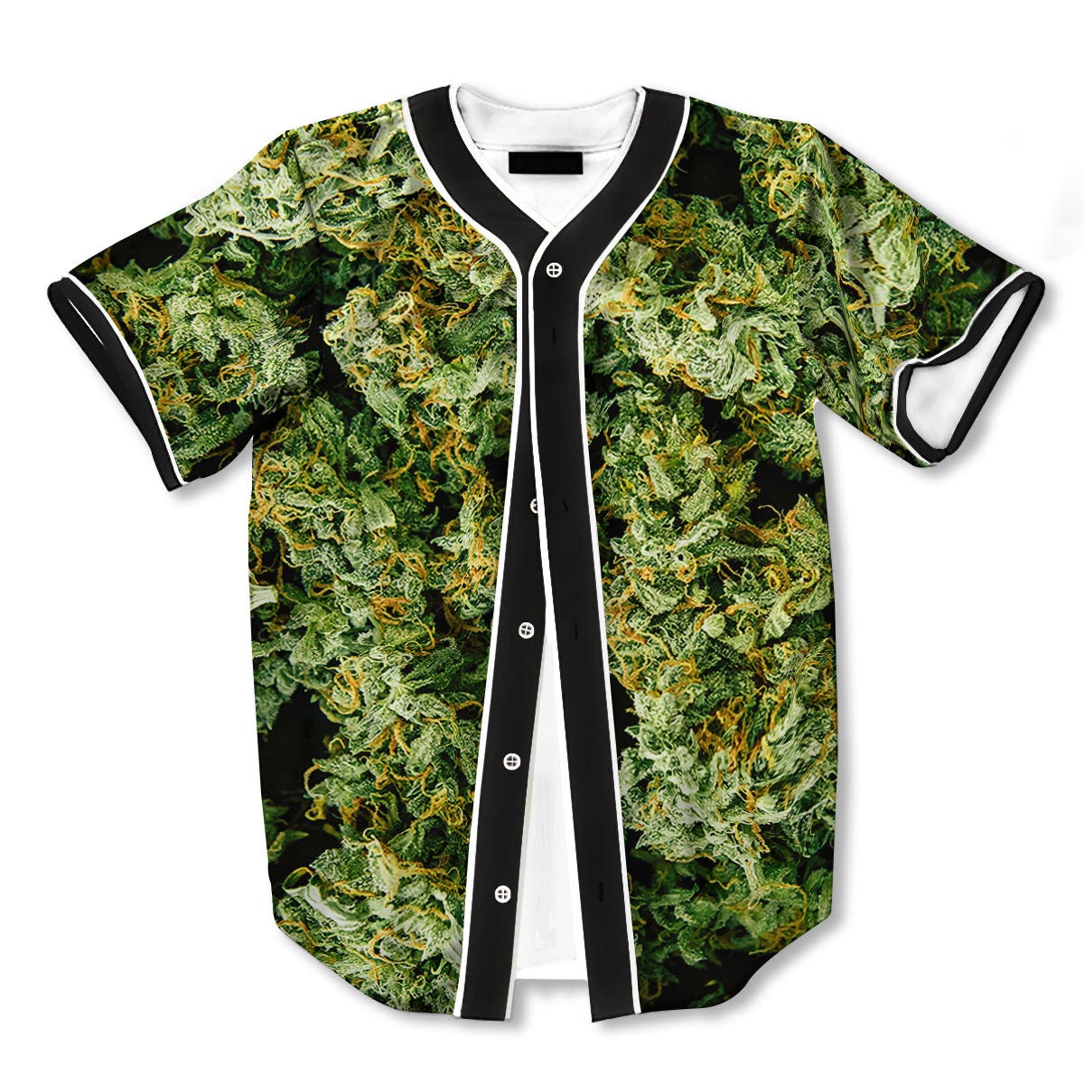Weed Green 3d Print Full Size Baseball Jerseys