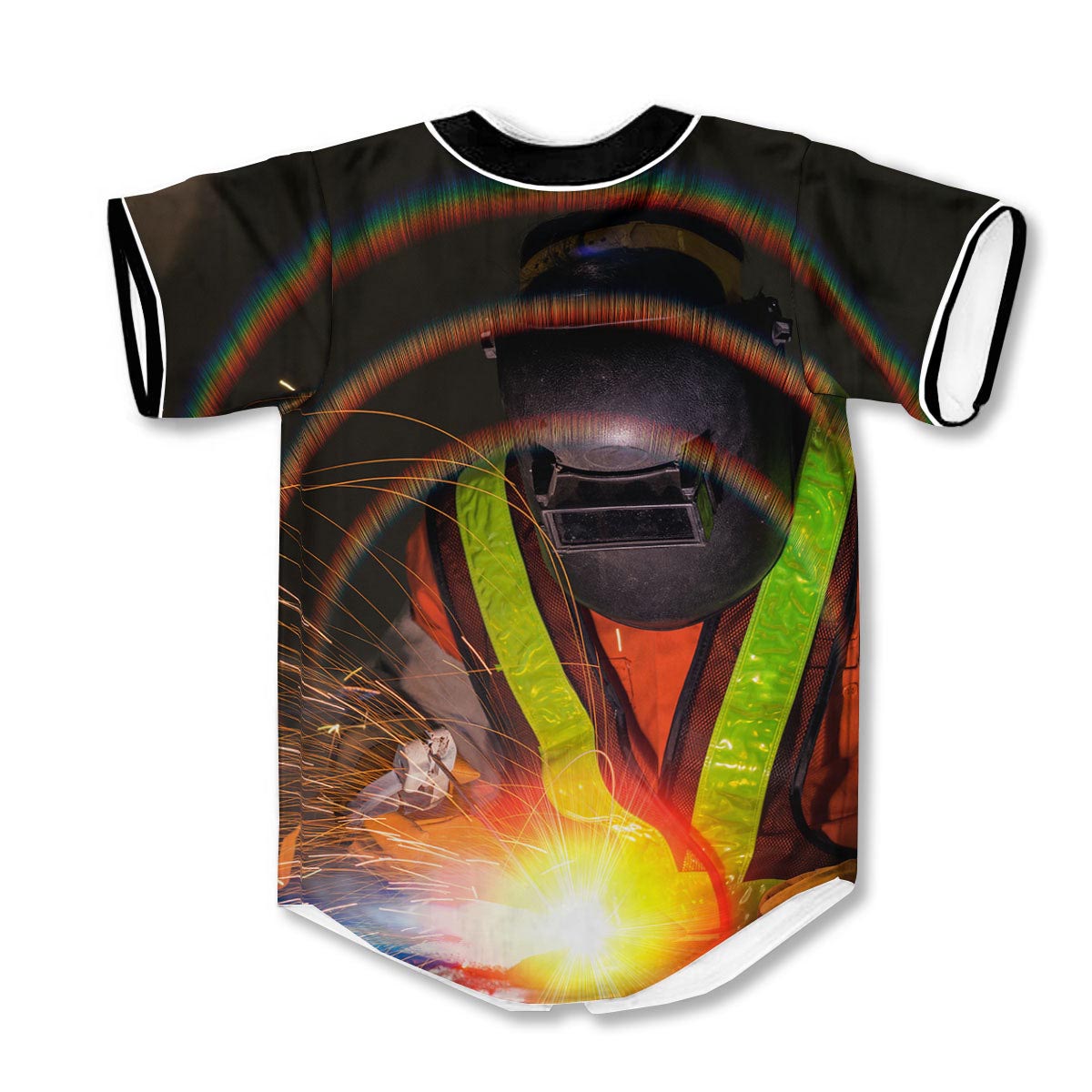 Welder Industrial 3d Print Full Size Baseball Jerseys
