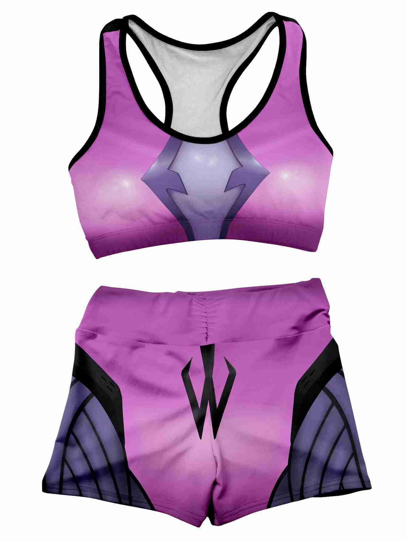 Widowmaker Summer Women Compression Active Wear Set
