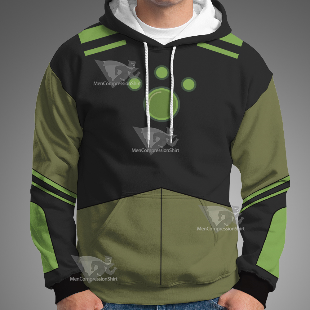 Wild Kratts Chris Green Cosplay Hoodie