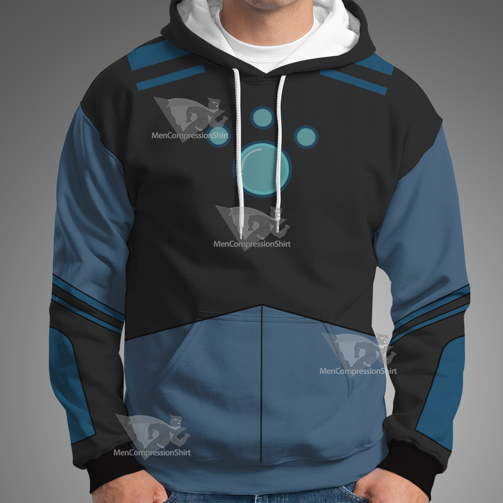 Wild Kratts Martin Blue Cosplay Hoodie