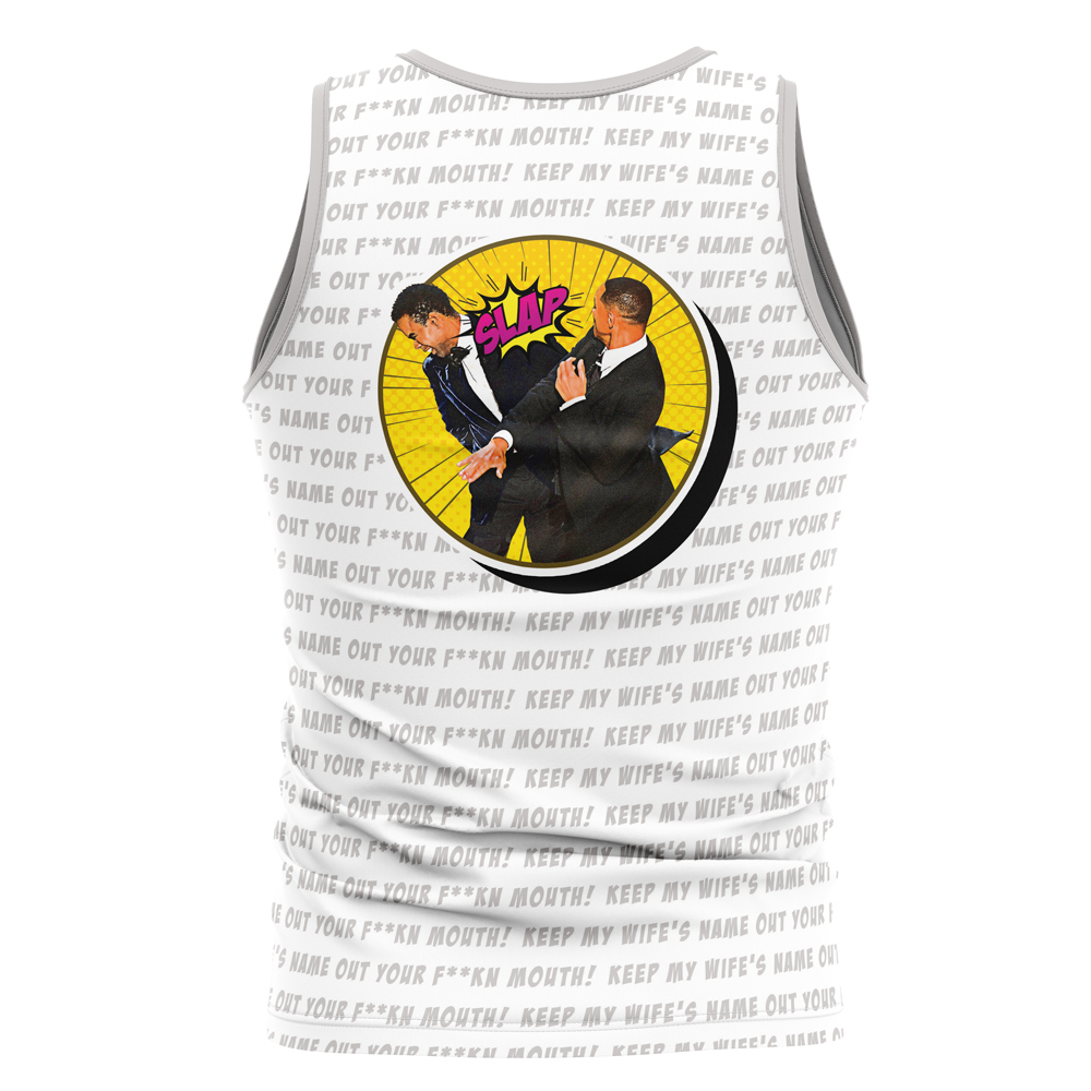 Will Smith Slaps Chris Rock Meme Sleeveless Compression Shirt
