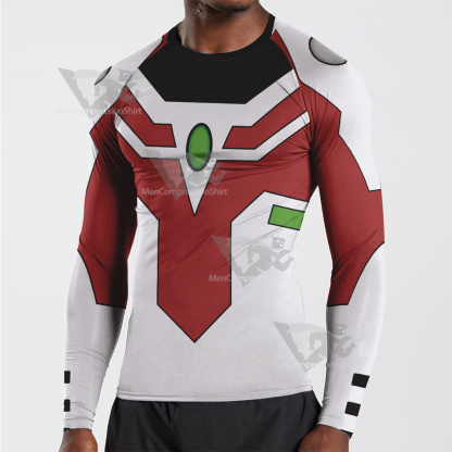 Wind Dragon White Long Sleeve Compression Shirt