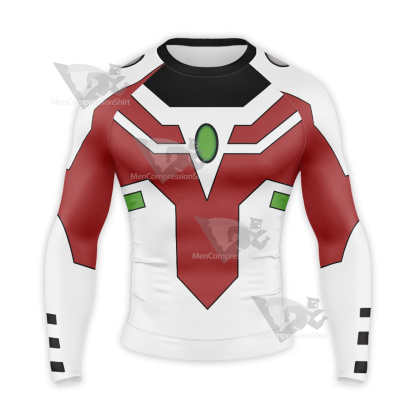 Wind Dragon White Long Sleeve Compression Shirt