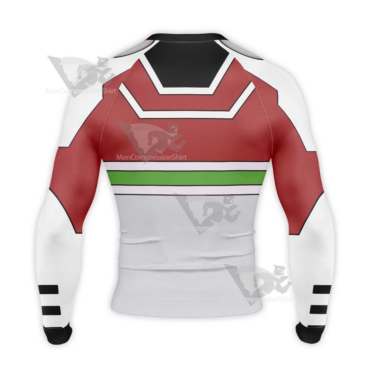 Wind Dragon White Long Sleeve Compression Shirt