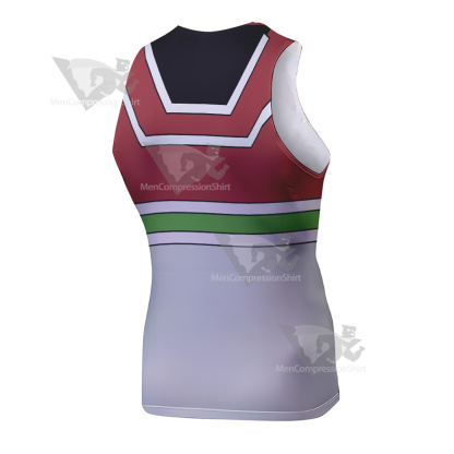 Wind Dragon White Sleeveless Compression Shirt