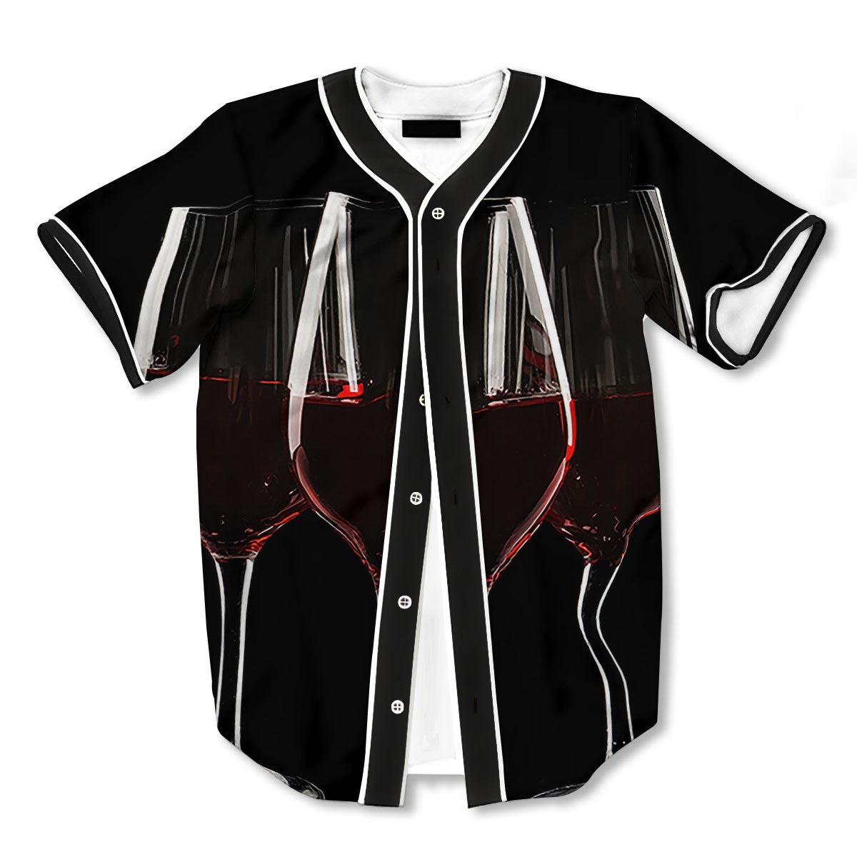 Wine Glasses 3d Print Full Size Baseball Jerseys