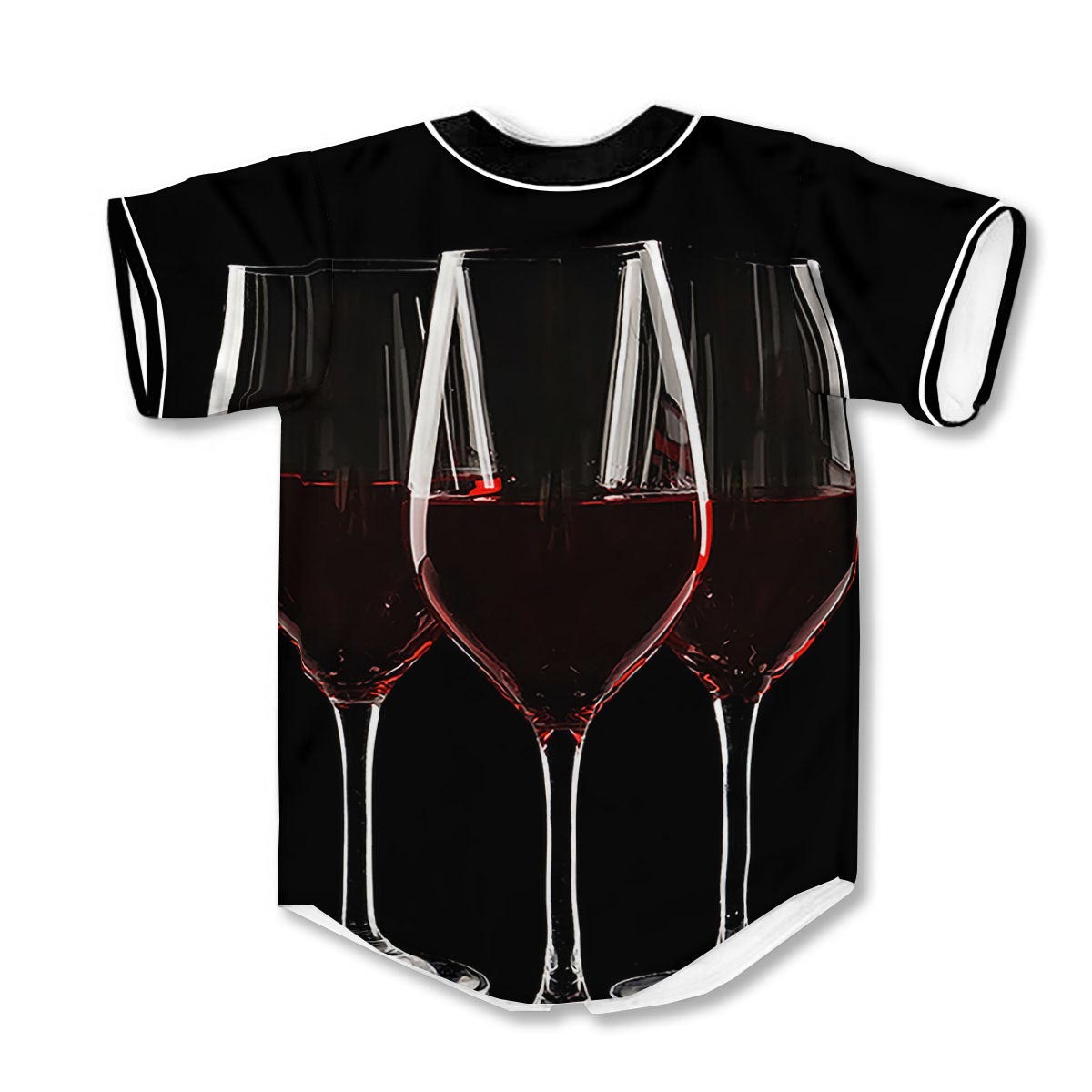 Wine Glasses 3d Print Full Size Baseball Jerseys