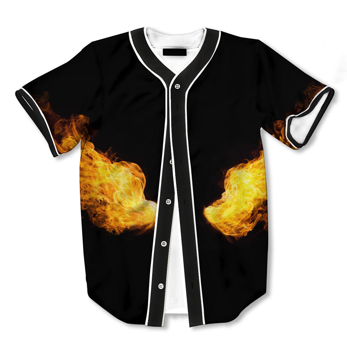 Wings Flame 3d Print Full Size Baseball Jerseys