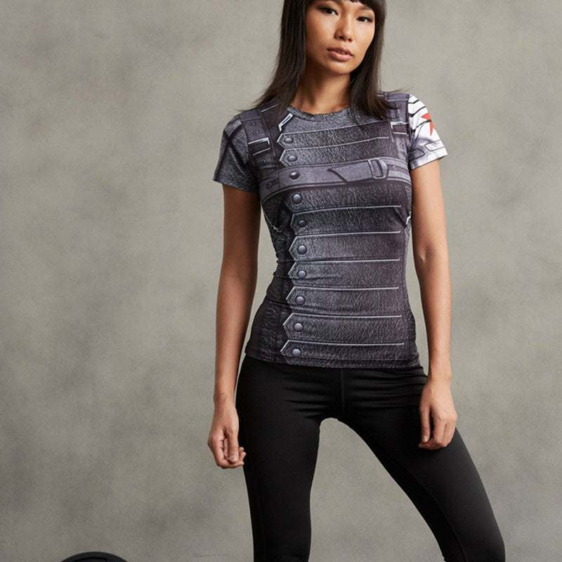 Winter Soldier Compression Shirt For Women
