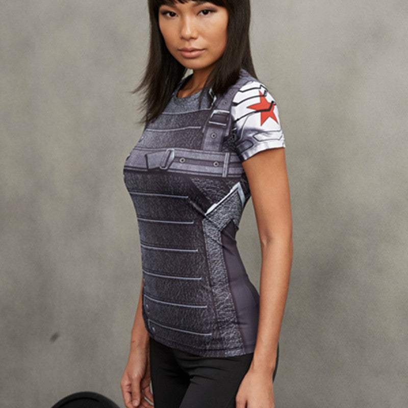Winter Soldier Compression Shirt For Women