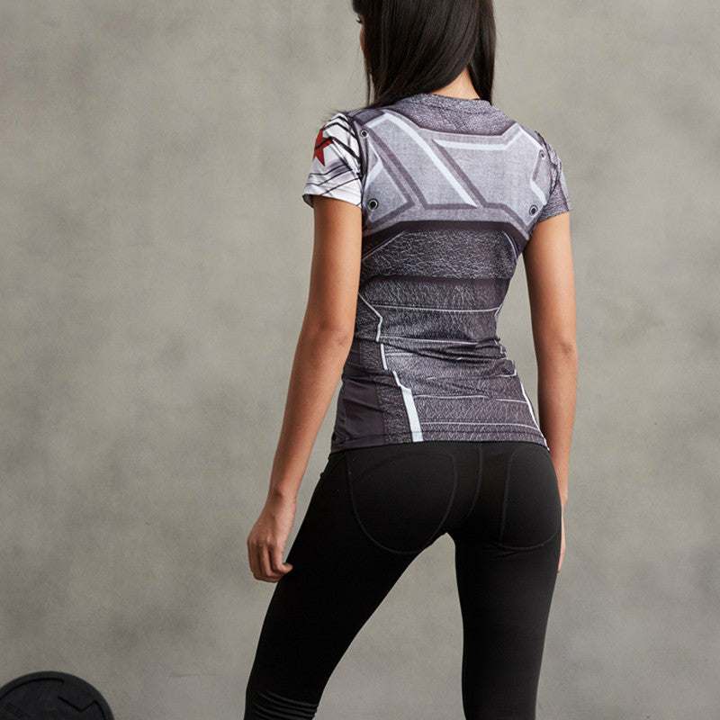 Winter Soldier Compression Shirt For Women