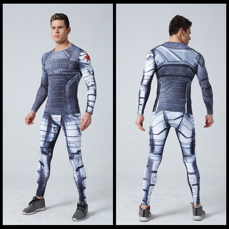 Winter Soldier Man Compression Leggingspants