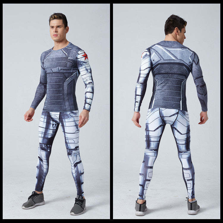 Winter Soldier Man Compression Leggingspants