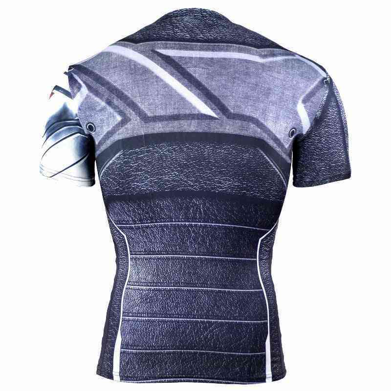 Winter Soldier Short Sleeve Compression Shirt For Men