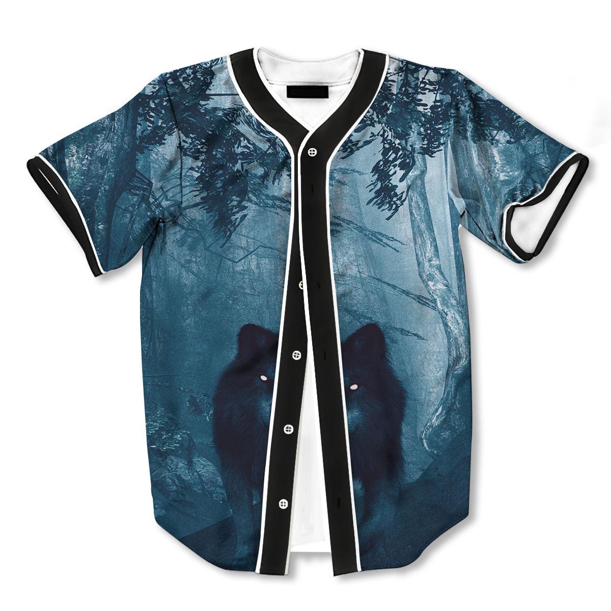 Wolf Jungle 3d Print Full Size Baseball Jerseys