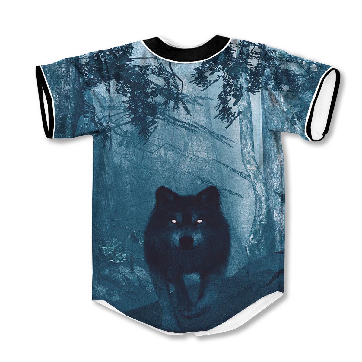 Wolf Jungle 3d Print Full Size Baseball Jerseys