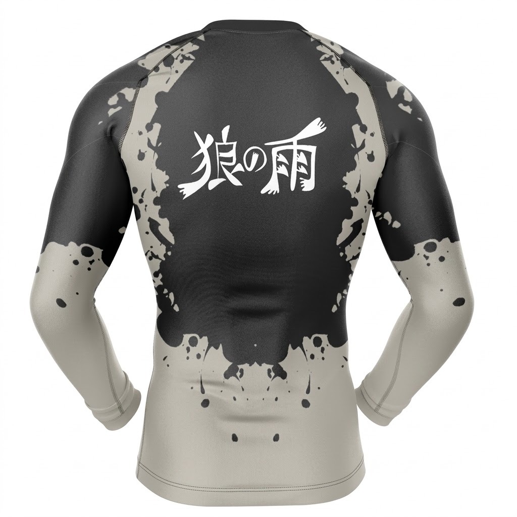 Wolfs Rain Red Blue Long Sleeve Compression Shirt