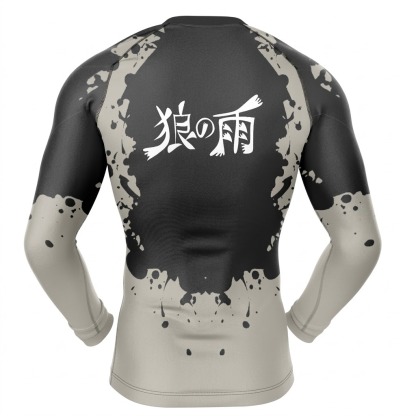Wolfs Rain Red Blue Long Sleeve Compression Shirt