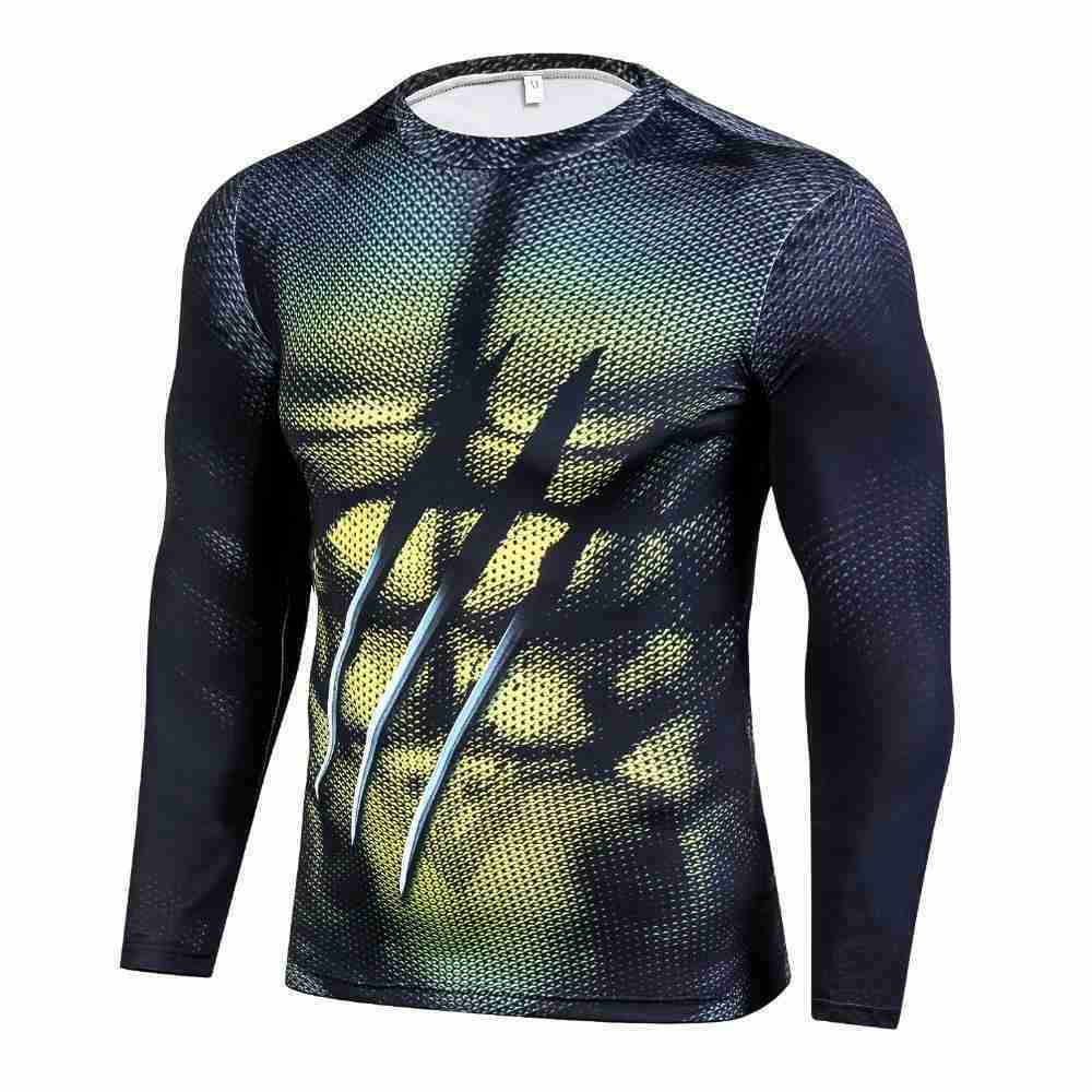 Wolverine Long Sleeve Compression Shirt For Men