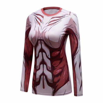 Women Attack On Titan Elite Long Sleeve Rashguard