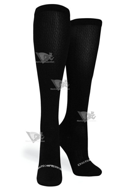 Women Compression Socks Black Basic Bundle