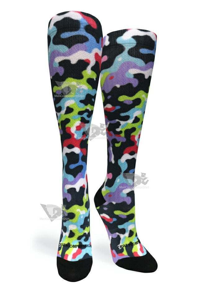 Women Compression Socks Camo Array