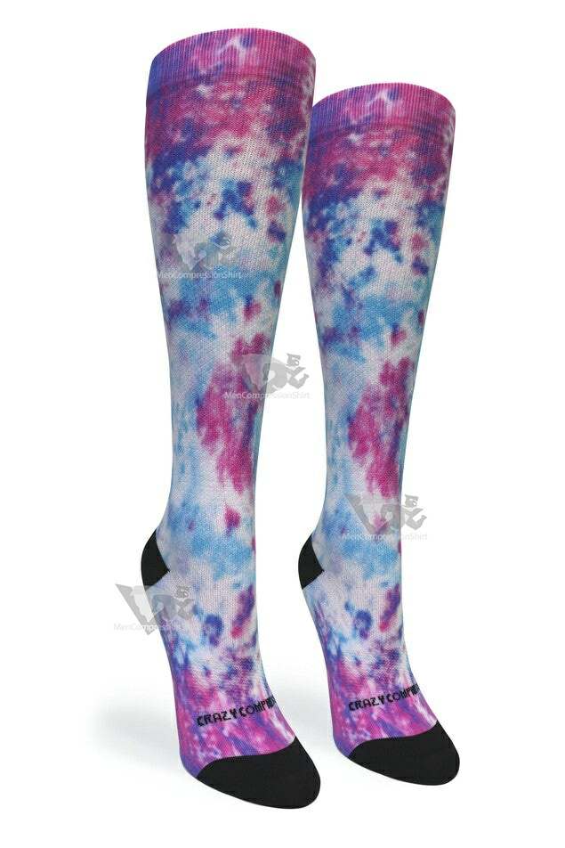 Women Compression Socks Color Run