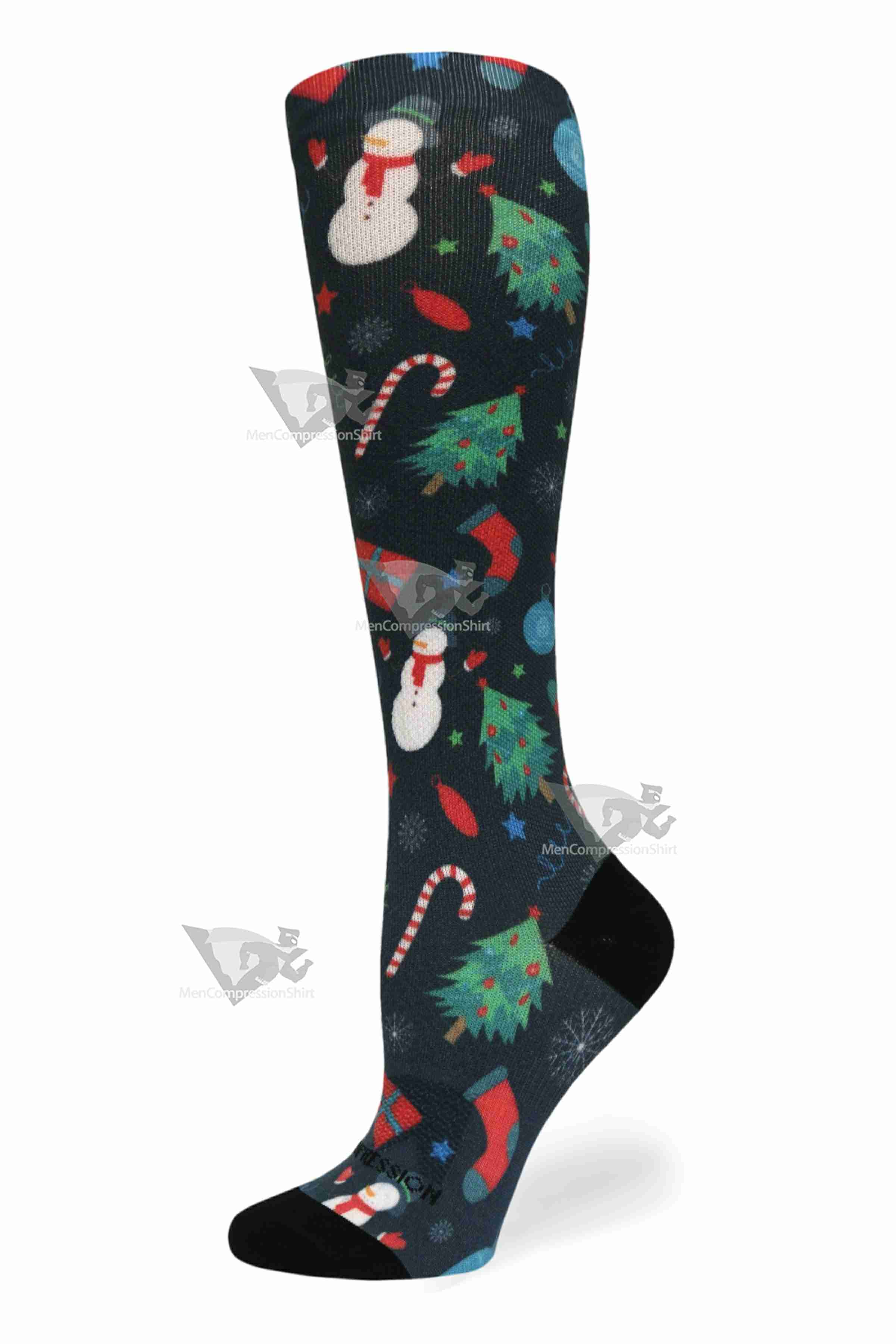 Women Compression Socks Frostys Party