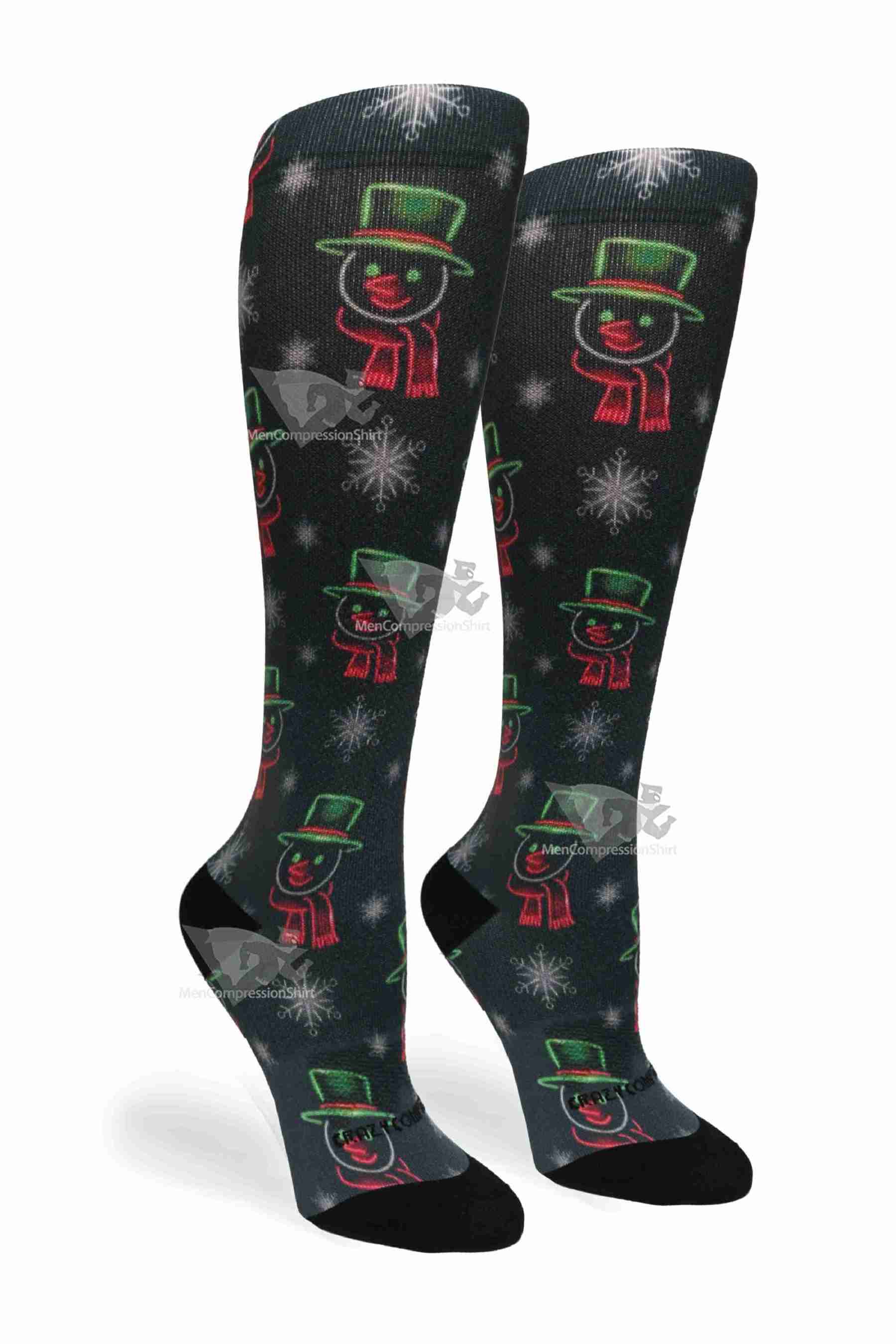 Women Compression Socks Glow Frosty