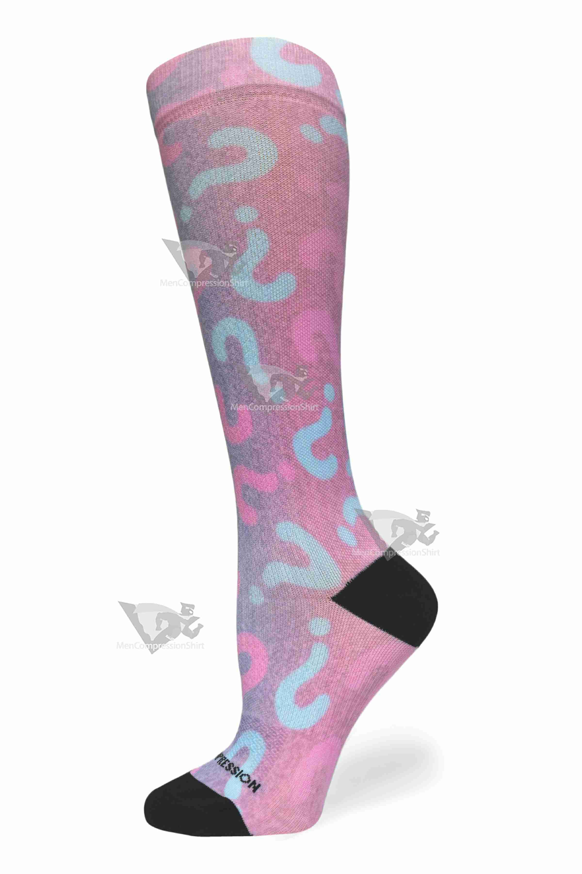 Women Compression Socks Guess What Pink