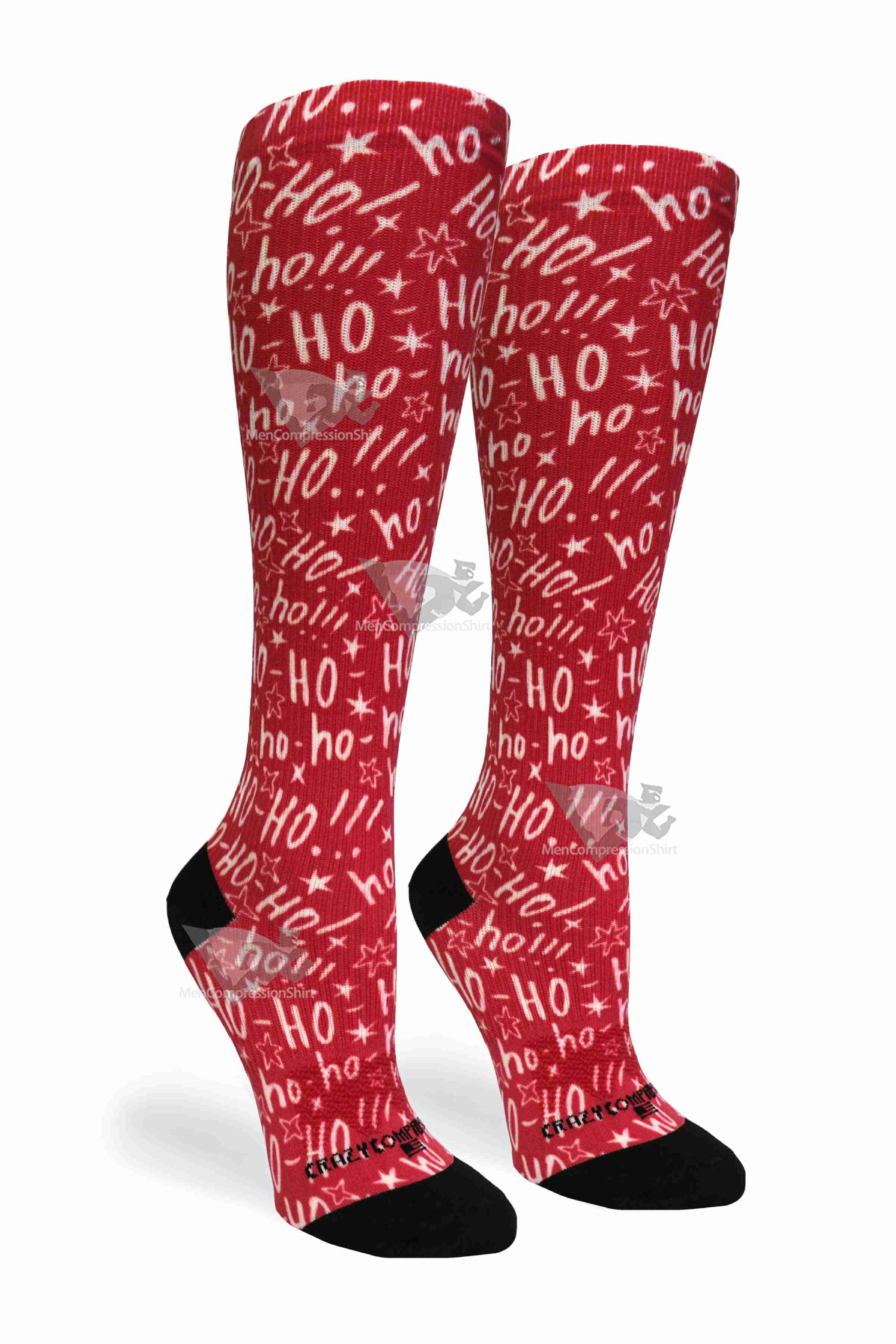 Women Compression Socks Ho Ho Ho